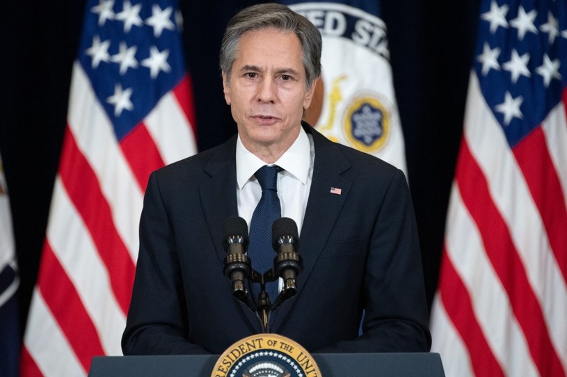 Sekretarz stanu USA Antony Blinken /SAUL LOEB / AFP /AFP