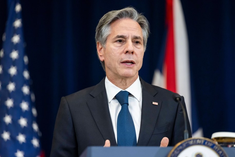 ​Sekretarz stanu USA Antony Blinken /JIM LO SCALZO /PAP/EPA