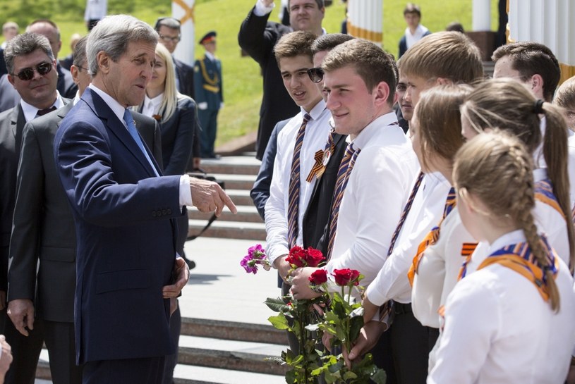 Sekretarz stanu USA John Kerry przyleciał we wtorek do Soczi /JOSHUA ROBERTS  /AFP