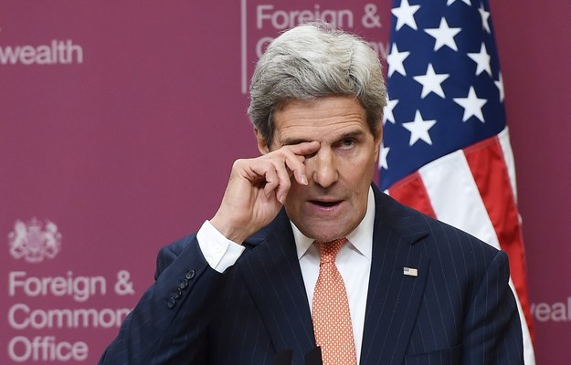 Sekretarz stanu USA John Kerry /ANDY RAIN /PAP/EPA