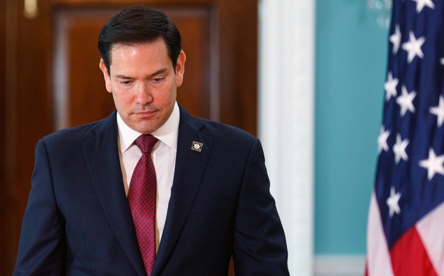 Sekretarz stanu USA Marco Rubio /WILL OLIVER  /PAP/EPA