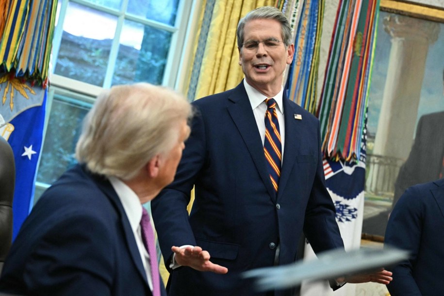 Sekretarz stanu USA Scott Bessent /MANDEL NGAN/AFP /East News