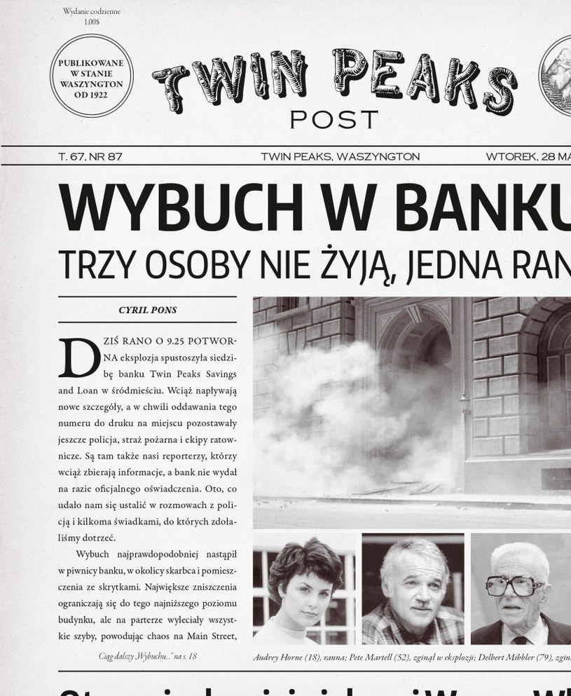 "Sekrety Twin Peaks" /Wydawnictwo Znak