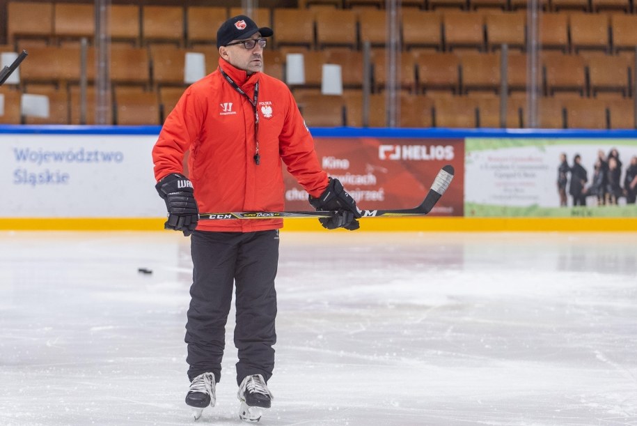 Selekcjoner hokejowej reprezentacji Polski Robert Kalaber /Zbigniew Meissner /PAP