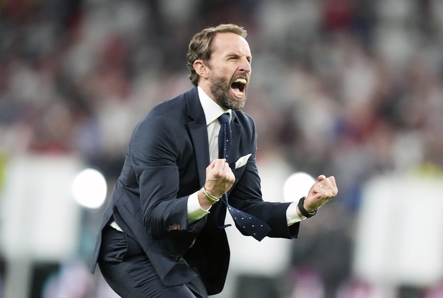 Selekcjoner reprezentacji Anglii Gareth Southgate /Frank Augstein /PAP/EPA