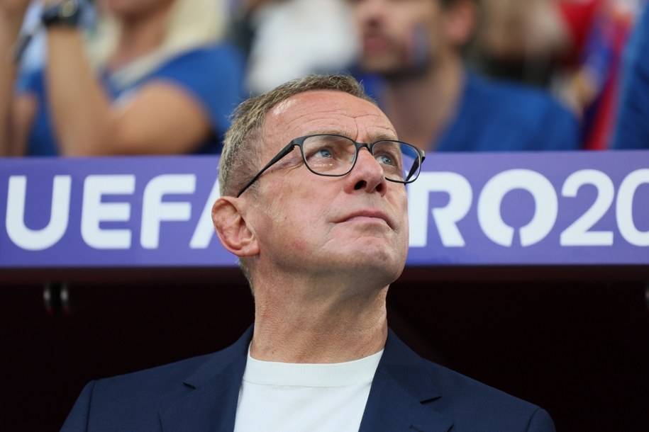 Selekcjoner reprezentacji Austrii Ralf Rangnick /Leszek Szymański /PAP