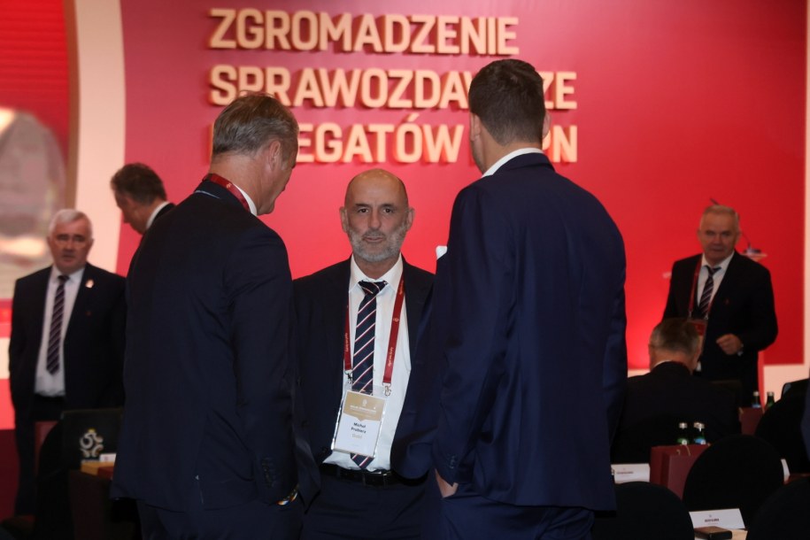 Selekcjoner reprezentacji Polski Michał Probierz / 	Leszek Szymański    /PAP