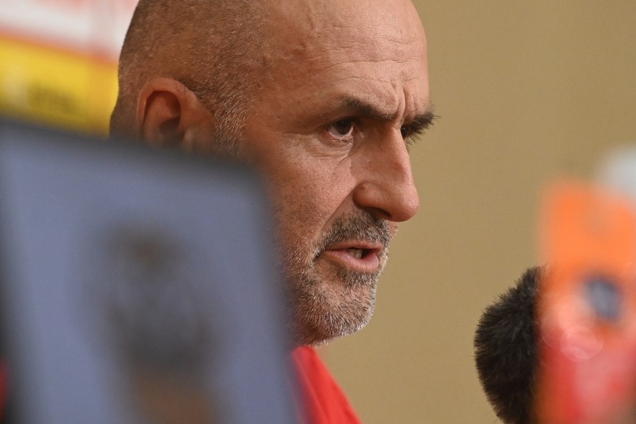 Selekcjoner reprezentacji Polski Michał Probierz /Piotr Nowak /PAP