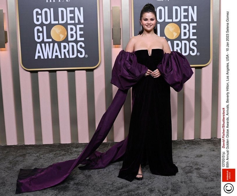 Selena Gomez na gali Złotych Globów 2023 /East News