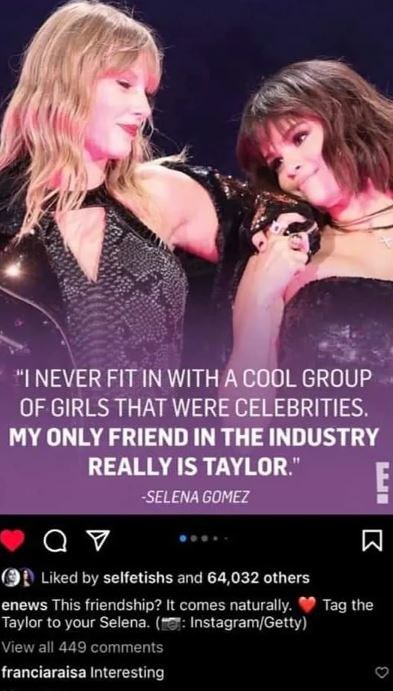 Selena Gomez pod ostrzałem hejterów /Instagram