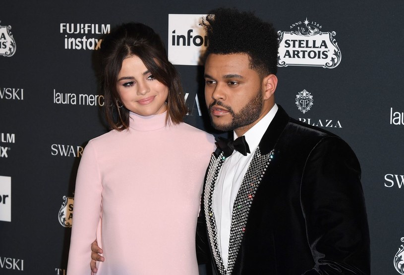 Selena Gomez razem z The Weeknd /AFP