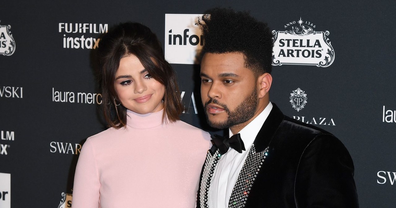 Selena Gomez razem z The Weeknd /AFP