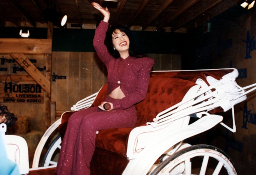 Selena w traktacie swojego ostatniego koncertu. Houston (Texas), luty 1995 / Arlene Richie/Getty Images /Getty Images