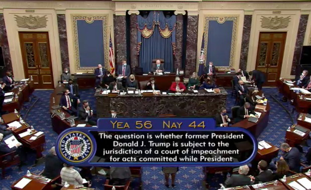 Senat: Impeachment Donalda Trumpa zgodny z konstytucją