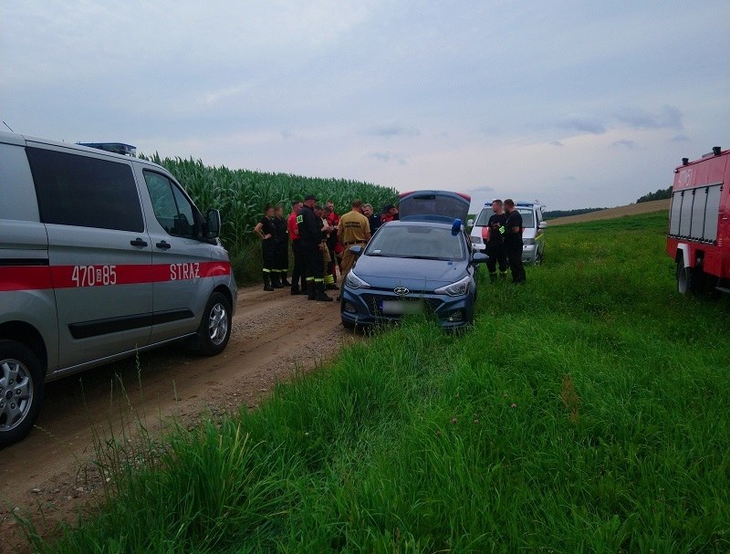 Seniora szukali bliscy, policjanci i strażacy /Policja Pomorska /Policja