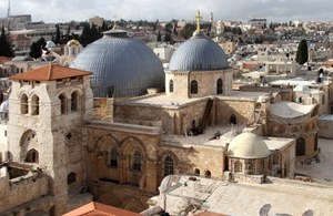 Sensation in the Church of the Holy Sepulcher. An unusual relic has been found