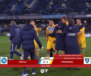  Sensacyjna porażka! Napoli upokorzenie przez Frosinone w pucharze Włoch. WIDEO