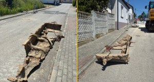 Sensacyjne znalezisko w Małopolsce. Unikat z II wojny światowej leżał głęboko pod ulicą 