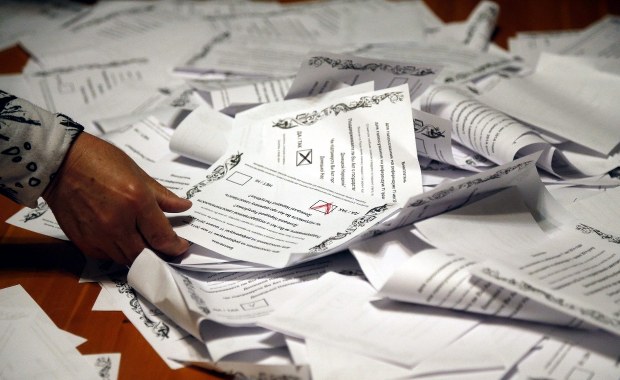 Separatyści: Ponad 89 proc. za niepodległością w obwodzie donieckim