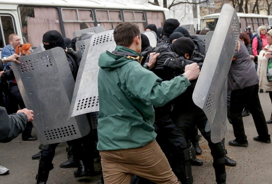 Separatyści w Charkowie /ANASTASIA VLASOVA /PAP/EPA