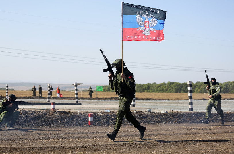 Separatyści w okolicy Doniecka /ALEKSEY FILIPPOV / AFP /AFP