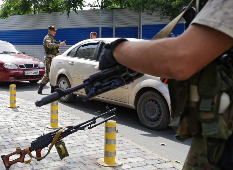 Separatyści w rejonie Doniecka /ANASTASIA VLASOVA /PAP/EPA