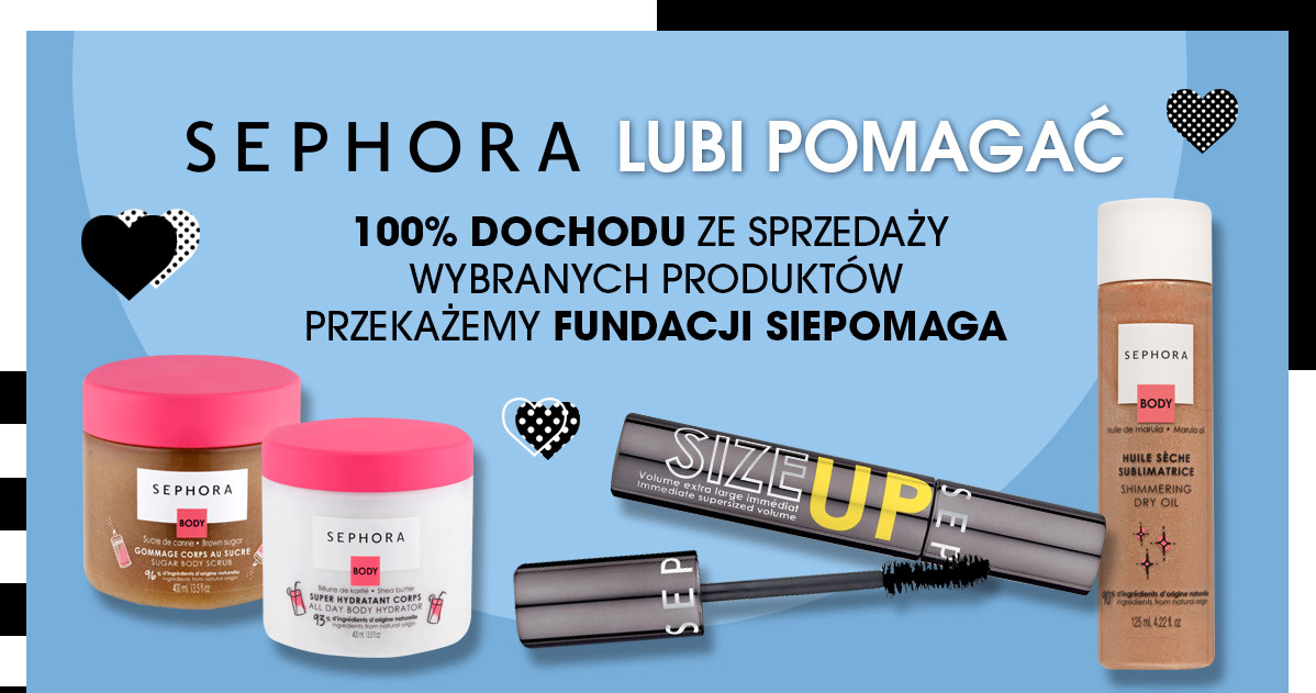 Sephora wspiera zbiórkę Fundacji Siepomaga /materiały prasowe