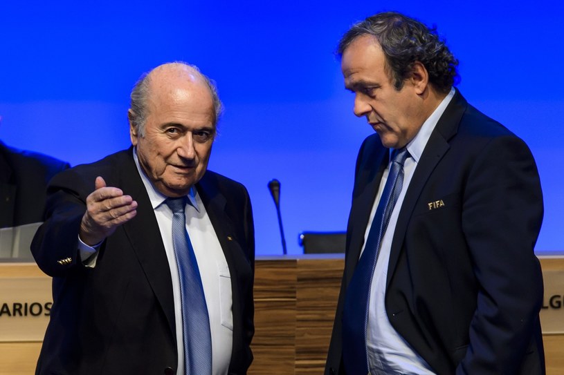 Sepp Blatter i Michel Platini /AFP