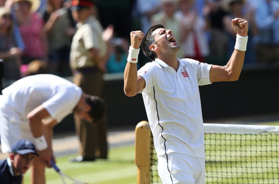 Serb Novak Djokovic pokonał Bułgara Grigora Dimitrowa /TATYANA ZENKOVICH  /PAP/EPA