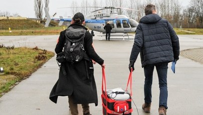 ​Serce na pokładzie policyjnego śmigłowca. Cenny organ trafił do pacjentki we Wrocławiu