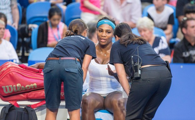 Serena Williams kreczowała w Australii /TONY MCDONOUGH    /PAP/EPA