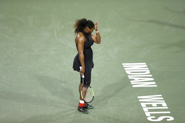 Serena Williams odpadła z Indian Wells /MIKE NELSON /PAP/EPA