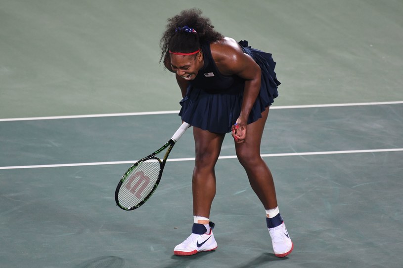 Serena Williams podczas igrzysk w Rio de Janeiro /AFP
