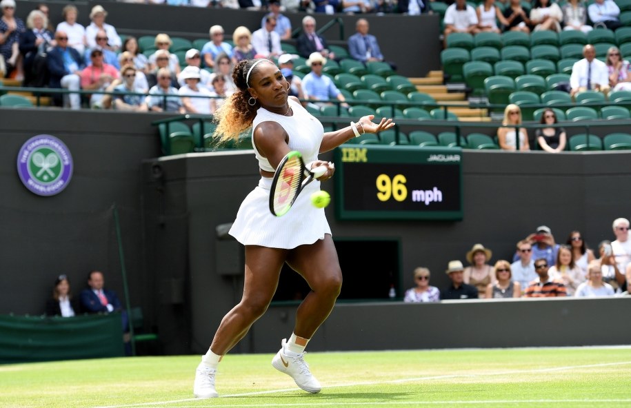 Serena Williams pokonała Hiszpankę Carlę Suarez Navarro /ANDY RAIN /PAP/EPA