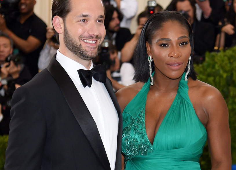 Serena Williams z mężem /Dimitrios Kambouris /Getty Images