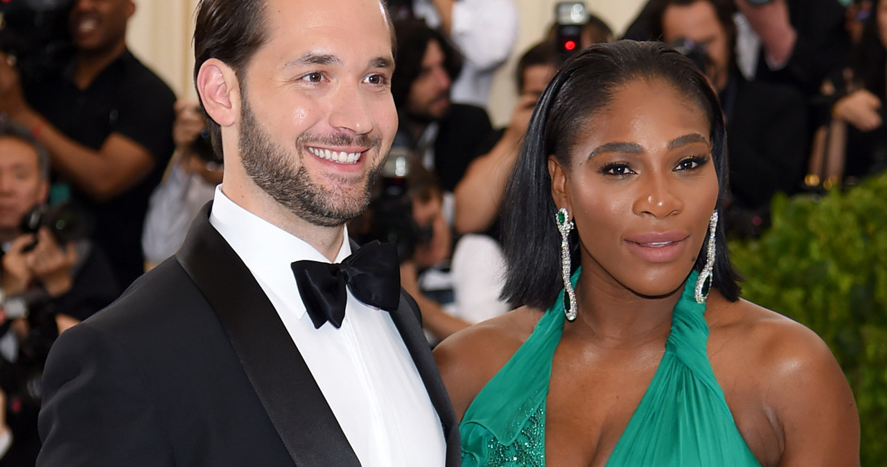 Serena Williams z mężem /Dimitrios Kambouris /Getty Images