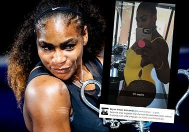 Serena Williams zasugerowała, że jest w ciąży!