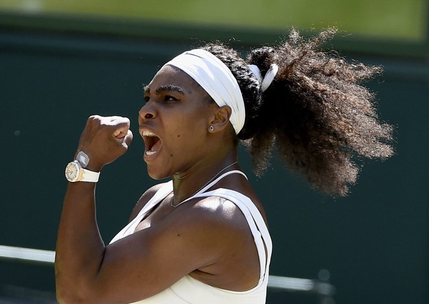 Serena Williams zwyciężczynią Wimbledonu 2015 /FACUNDO ARRIZABALAGA /PAP/EPA