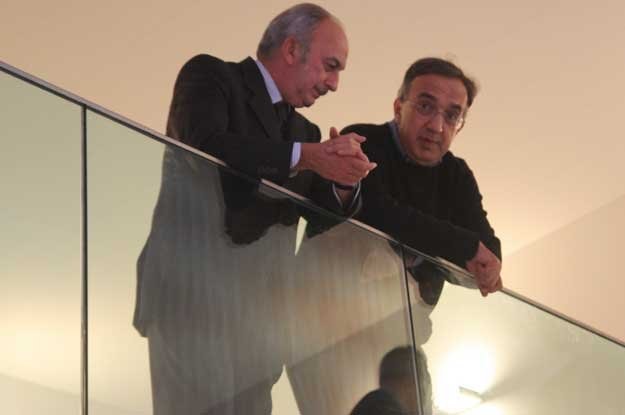 Sergio Marchionne z prawej /INTERIA.PL