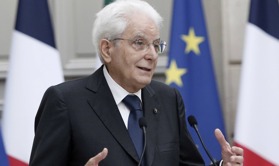 Sergio Mattarella /Lewis Joly / POOL /PAP/EPA