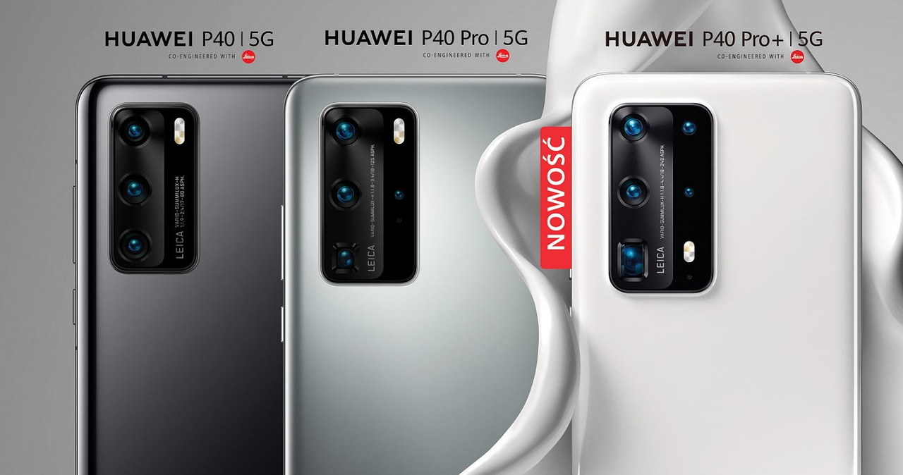 Seria smartfonów Huawei P40 /materiały prasowe