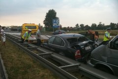 Seria wypadków na A4 w pobliżu Gliwic