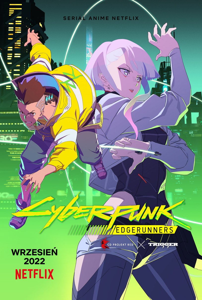 Serial "Cyberpunk: Edgerunners" zadebiutuje w ofercie Netfliksa we wrześniu 2022 /Netflix /materiały prasowe