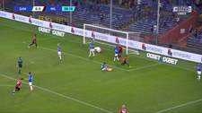 Serie A: AC Milan wychodzi na prowadzenie w meczu z Sampdorią (ELEVEN SPORTS) Wideo