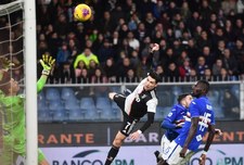 Serie A. Sampdoria - Juventus 1-2. Niesamowity wyskok Cristiano Ronaldo