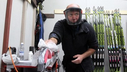 Serwismen Justyny Kowalczyk miał wypadek  