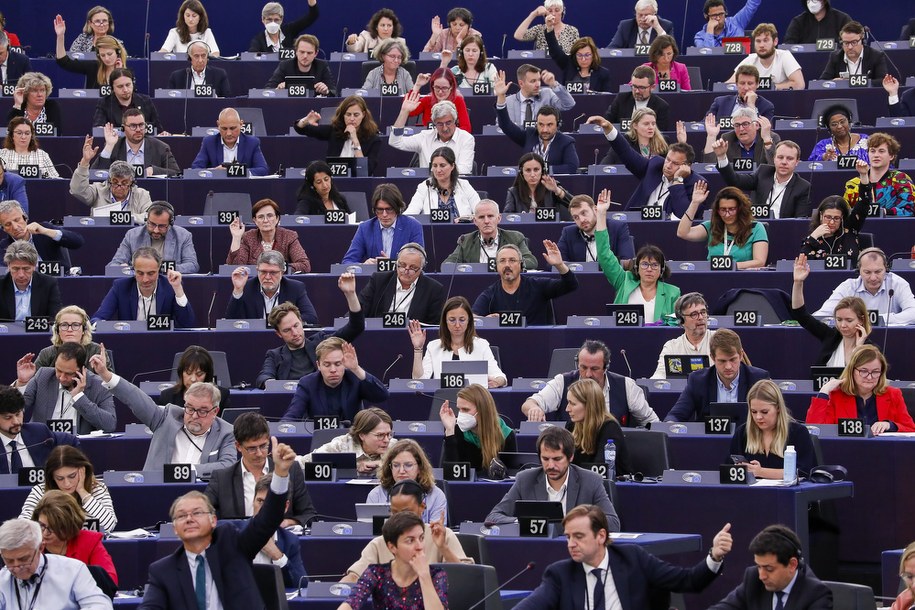 Sesja Parlamentu Europejskiego w Strasbourgu /JULIEN WARNAND /PAP/EPA