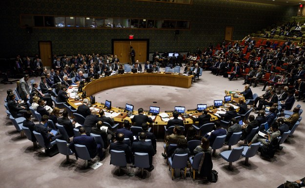 Sesja Rady Bezpieczeństwa ONZ /JUSTIN LANE /PAP/EPA