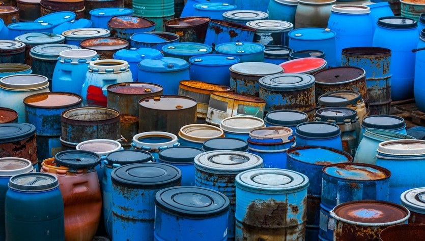 Setki porzuconych pojemników z toksycznymi odpadami. Policja prowadzi dochodzenie