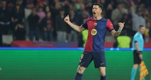 Setny gol Lewandowskiego dla Barcelony!